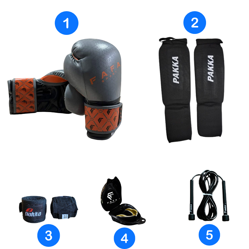 Pack Kickboxing Fafa Gris