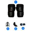 Pack de Boxe Baklee Noir (Gants de Boxe + Protège-Dents + Bandes 3,5 m + Corde à Sauter)
