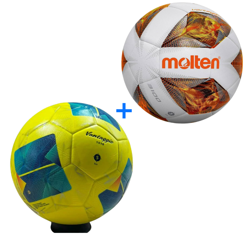 Pack 2 Ballons de Football Molten Original (1510 + 3100)